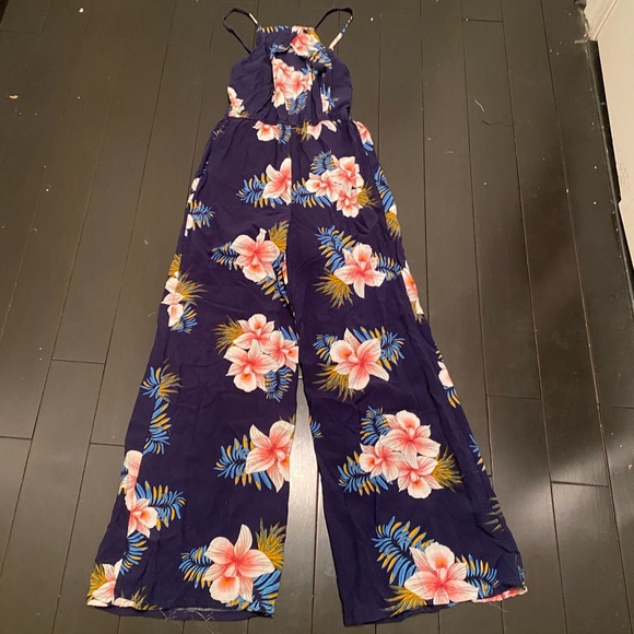 Floral jumpsuit size XS - Picture 1 of 5